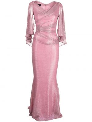 Коктейлна рокля Talbot Runhof розово