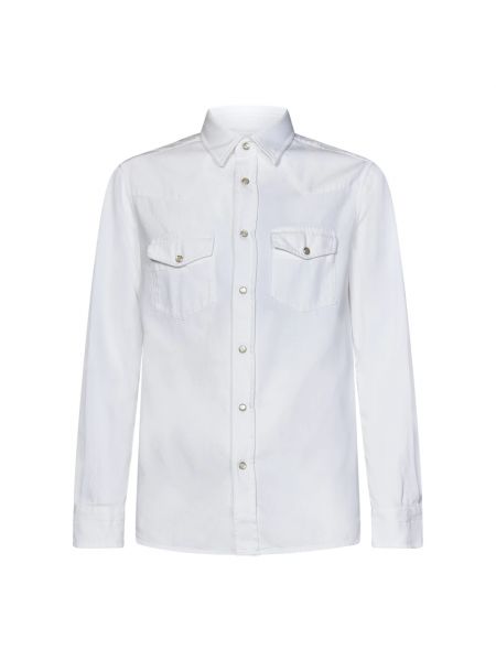 Koszula jeansowa Tom Ford biała