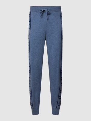 Niebieskie spodnie sportowe Karl Lagerfeld