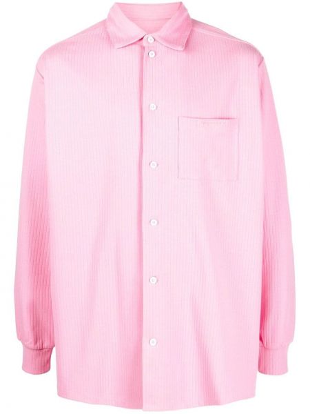Camicia ricamata Jacquemus rosa
