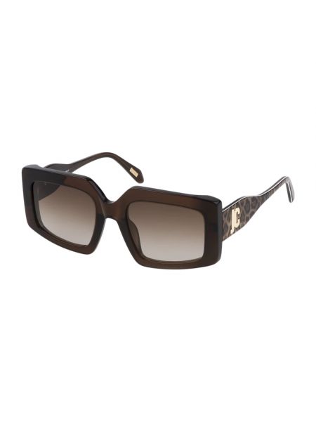 Okulary przeciwsłoneczne Just Cavalli brązowe