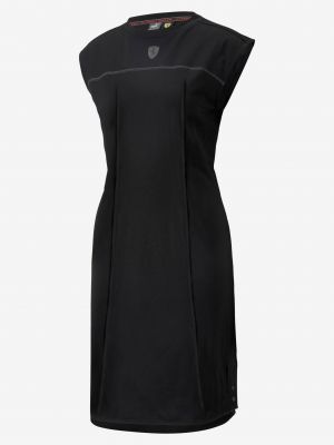 Volnočasové bavlněné pouzdrové šaty Puma - černá