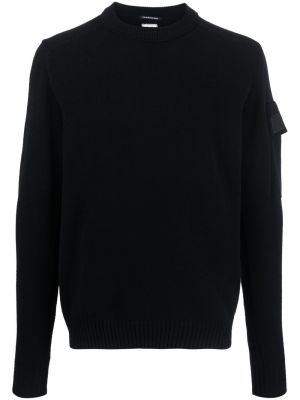 Pull en laine col rond C.p. Company noir