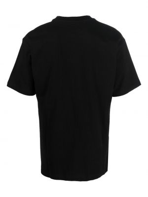 T-shirt en coton à imprimé Market noir