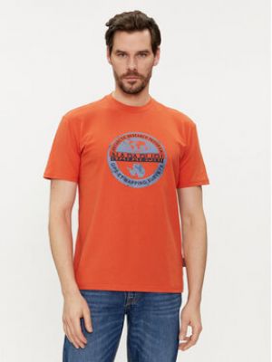 T-shirt Napapijri orange