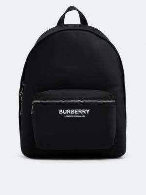 Рюкзак с принтом Burberry черный