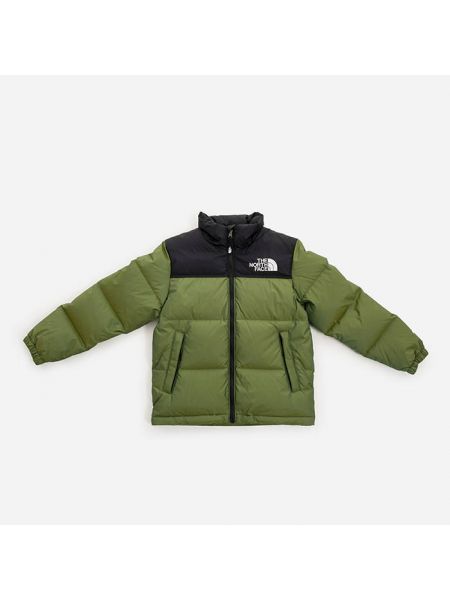 Зимова куртка з принтом The North Face, зелена