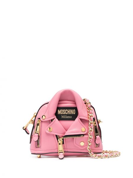 Motorsykkel jakke Moschino rosa