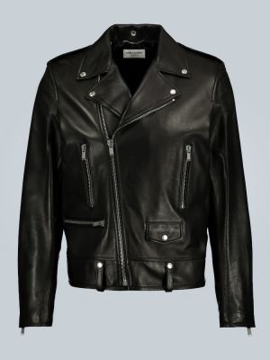 Usnjena jakna Saint Laurent črna