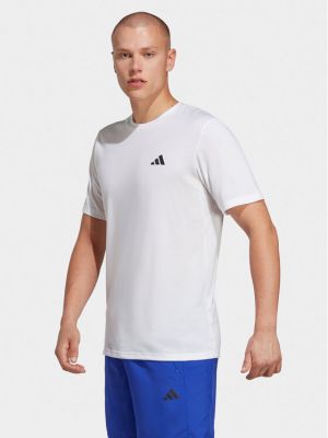 Priliehavé športové tričko Adidas biela