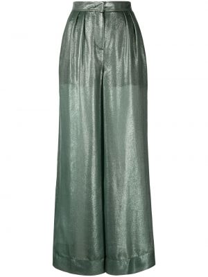 Kalhoty Alberta Ferretti, zelená