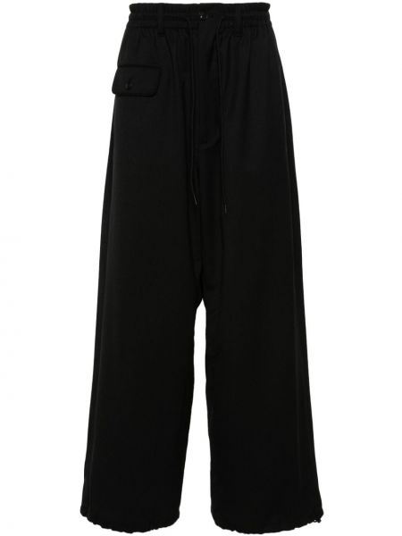 Pantaloni cu croială lejeră Y-3 negru