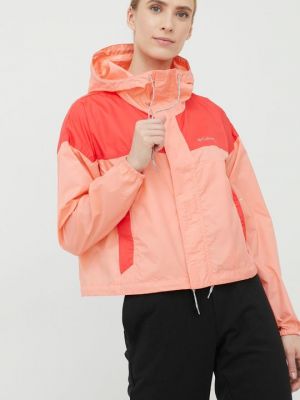 Легкая куртка в уличном стиле Columbia оранжевая