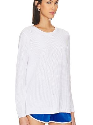 Sweatshirt mit rundhalsausschnitt 525 weiß