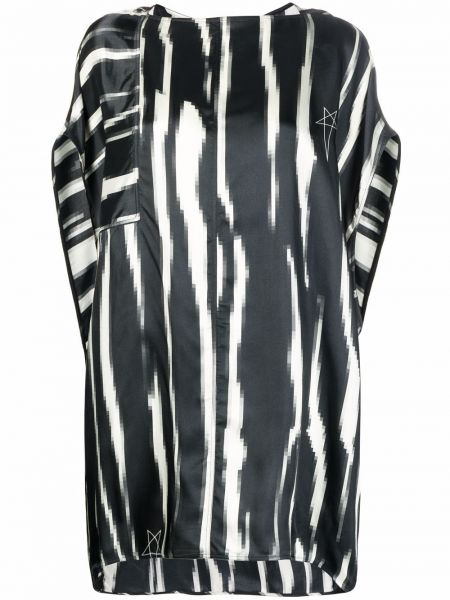 Zebra mintás póló nyomtatás Rick Owens