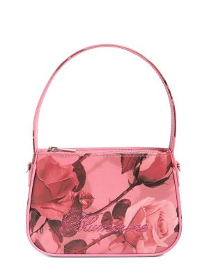 Kožená taška Blumarine růžová