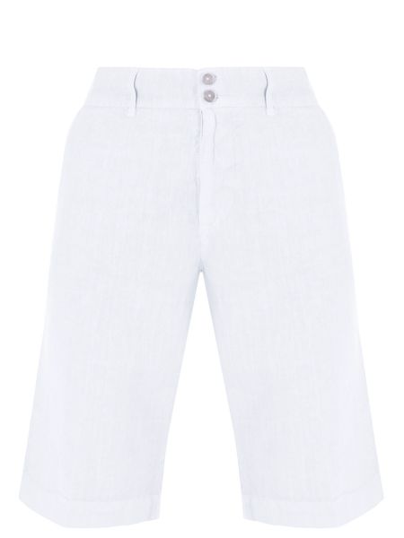 Льняные шорты 120% Lino, белые