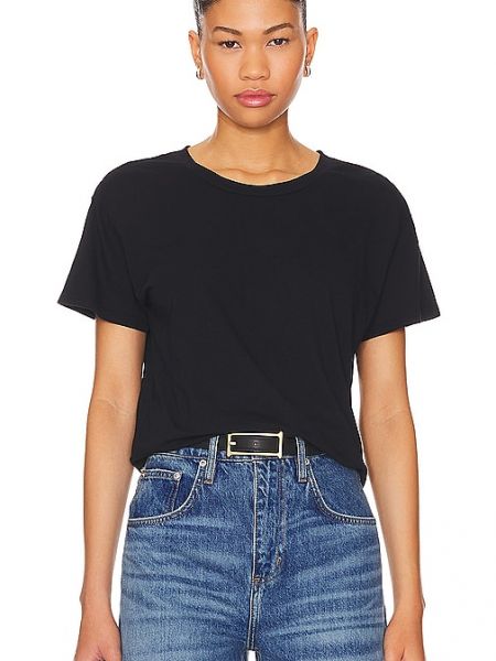 Top di cotone Perfectwhitetee nero