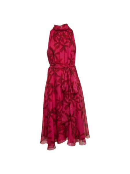 Jedwabna sukienka Carolina Herrera Pre-owned różowa