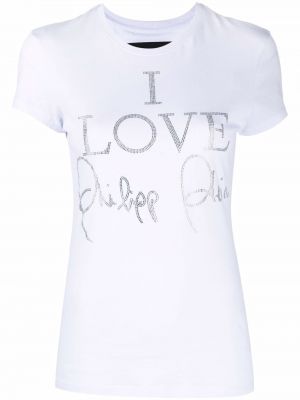 T-shirt Philipp Plein bianco