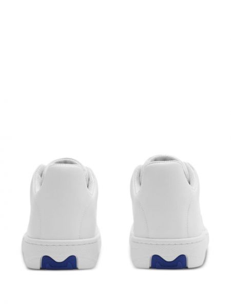 Sneakers di pelle Burberry bianco