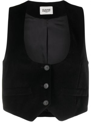 Obleková vesta Claudie Pierlot - černá