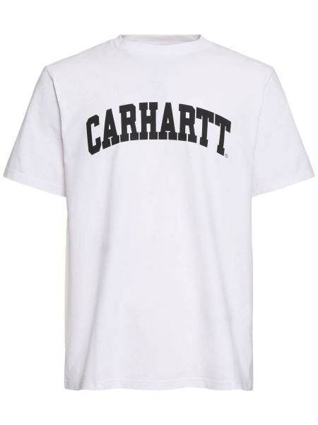 Bomull t-skjorte Carhartt Wip hvit