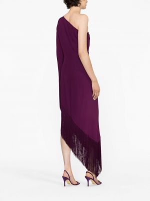 Večerní šaty s třásněmi Taller Marmo fialové