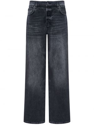 Bavlněné džíny relaxed fit 12 Storeez šedé
