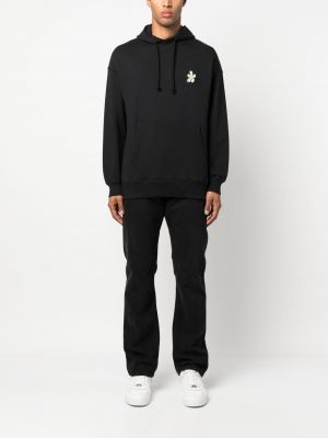 Geblümt hoodie aus baumwoll mit print Camper schwarz