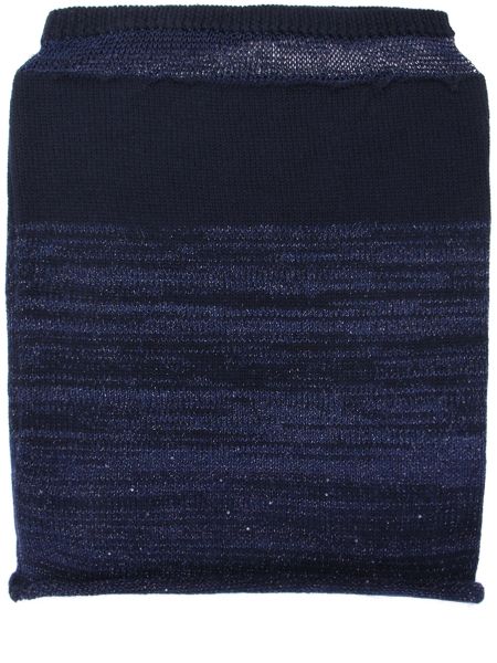 Трикотажный шарф Ereda синий
