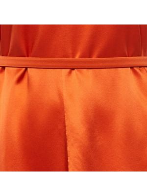 Vestido de raso Givenchy Pre-owned naranja