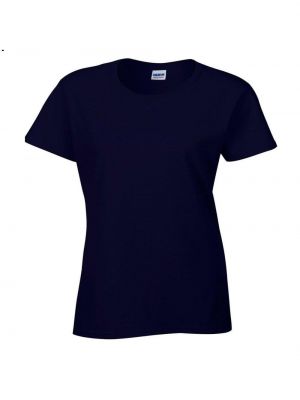 Хлопковая базовая футболка с коротким рукавом Gildan синяя
