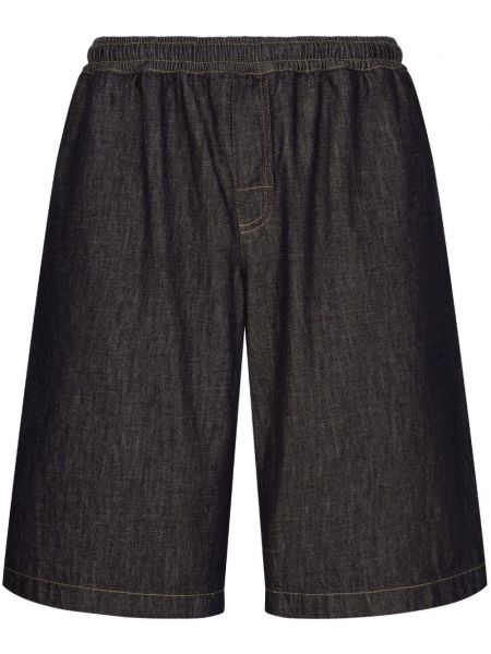 Shorts en jean de sport Dolce & Gabbana noir