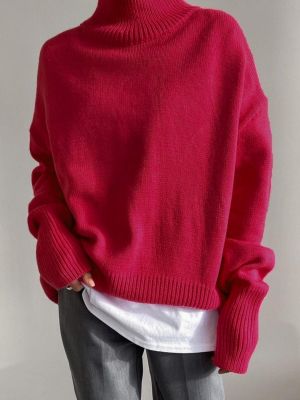 Priliehavý sveter Madmext ružová