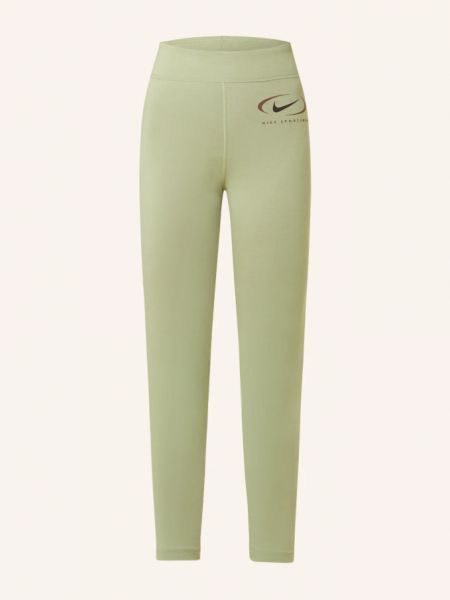 Леггинсы Nike зеленые