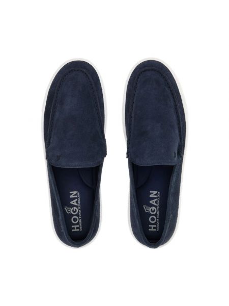 Loafers Hogan niebieskie