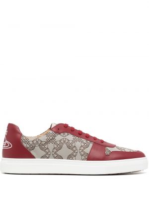 Sneakers con stampa Vivienne Westwood rosso
