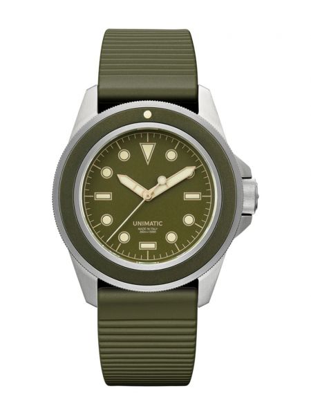 Zielony zegarek Unimatic