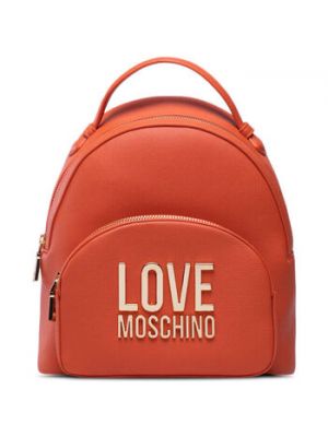 Plecak Love Moschino pomarańczowy