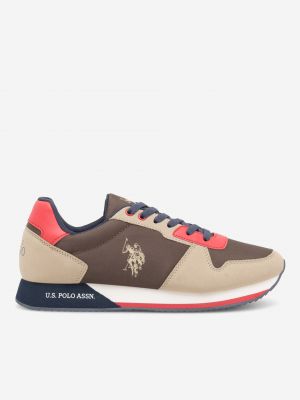 Sneakersy U.s Polo Assn. khaki