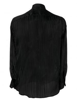 Caurspīdīgs krekls Pt Torino melns