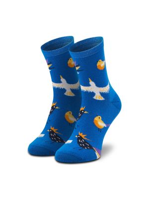 Skarpety w grochy Dots Socks niebieskie