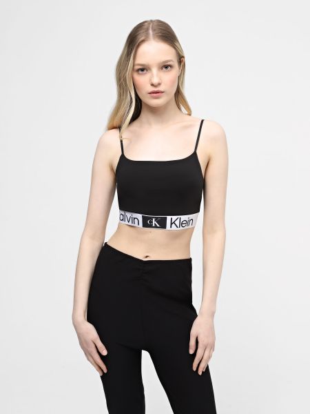 Бавовняний бралет Calvin Klein Underwear чорний