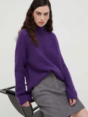 Vlněný svetr Marc O'polo fialový