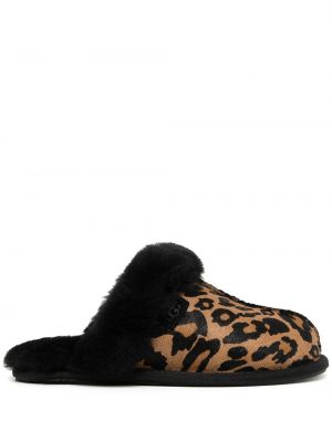 Hausschuh mit print Ugg schwarz