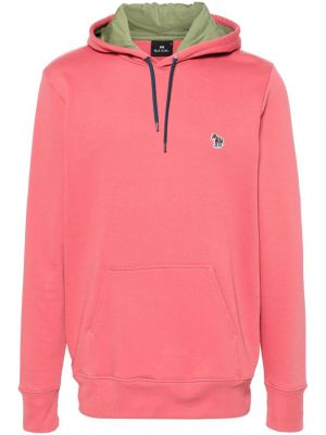Hoodie mit zebra-muster Ps Paul Smith pink