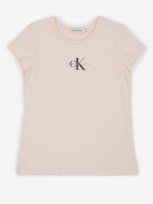 Pamut póló Calvin Klein - rózsaszín