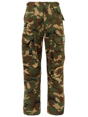 Pantaloni cargo di cotone camouflage Dolce&gabbana