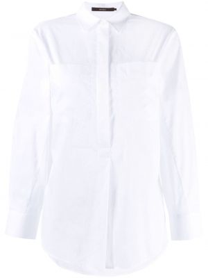 Памучна риза на райета Windsor бяло